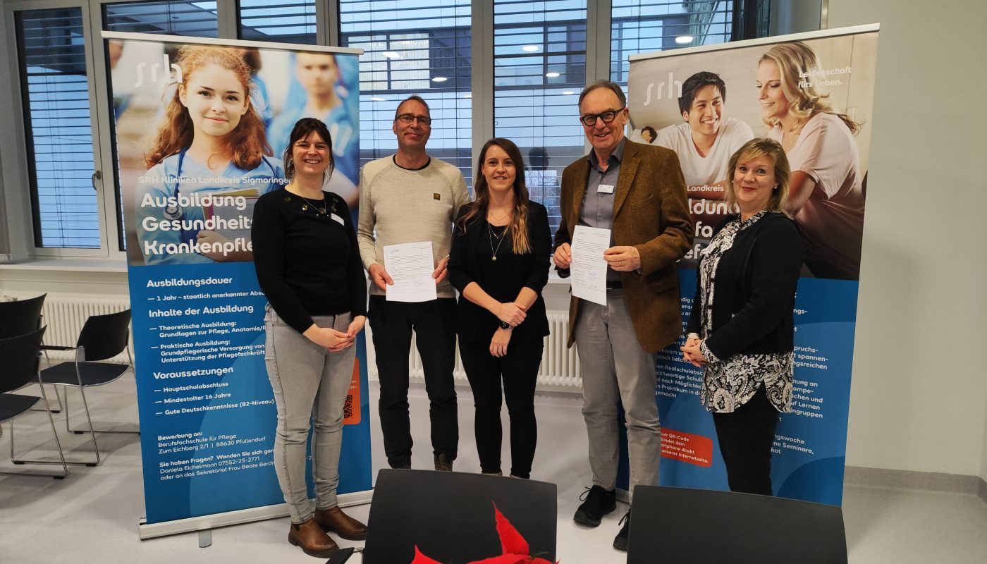 Kooperationsvertrag des Schulzentrums Stetten mit dem SRH Klinikum Sigmaringen